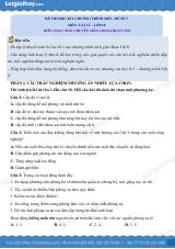 Đề thi học kì 1 Vật lí 10 Cánh diều - Đề số 7